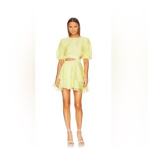 Bardot Enya Organza Mini Dress